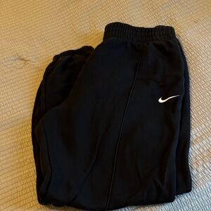 Nike Women’s Black Joggers with White Logo
